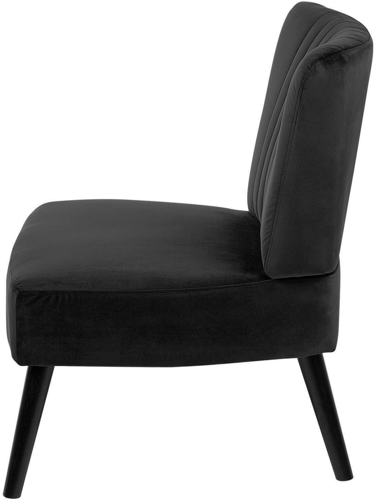 Sessel Samtstoff schwarz VAASA Bild 1
