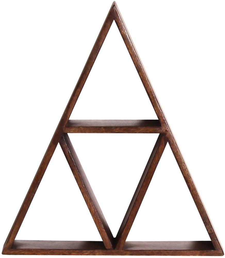 Dreieck Wandregal BELPARA in natur, T10 x B40 x H45 cm Bild 1