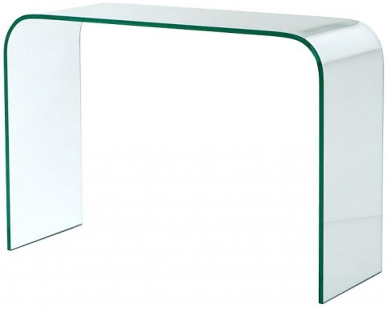 Casa Padrino Luxus Art Deco Glas Konsole 110 x 40 x H. 75 cm - Luxus Kollektion Bild 1