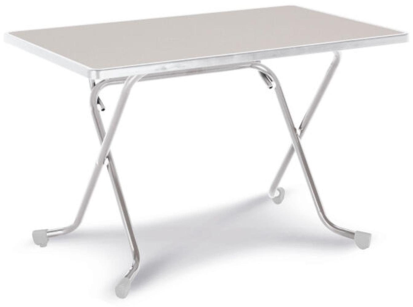 Best Freizeitmöbel 26521185 - Silber - Weiß - Stahl - Rechteckige Form - 4 Bein(e) - 1100 mm - 700 mm Bild 1