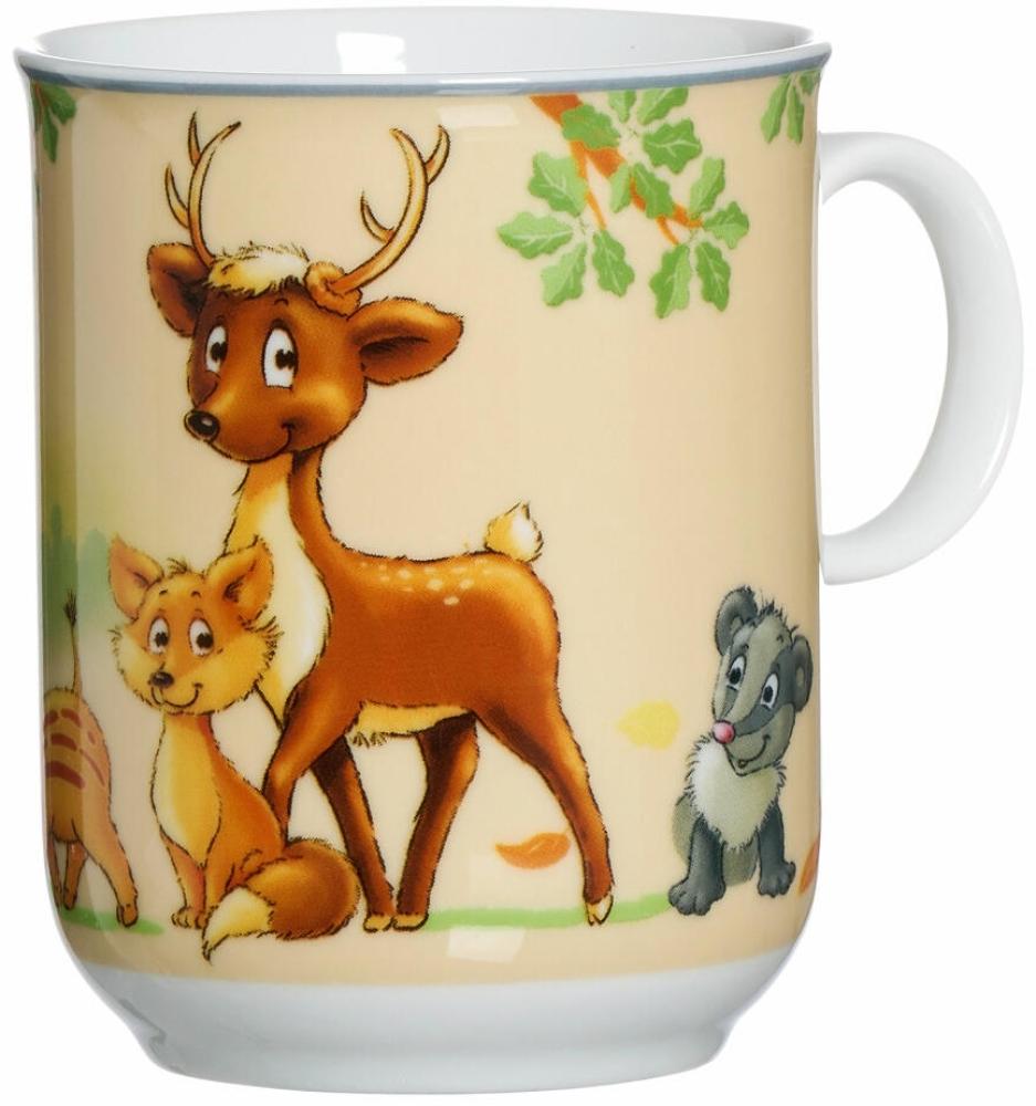 Ritzenhoff & Breker Becher Waldtiere, Tasse, Teetasse, Kinder, Porzellan, Bunt, 270 ml, 422429 Bild 1