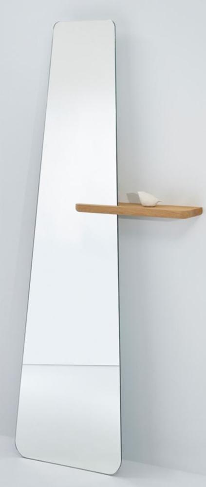 Casa Padrino Designer Standspiegel mit Regal 71 x 14 x H. 170 cm - Luxus Qualität Bild 1