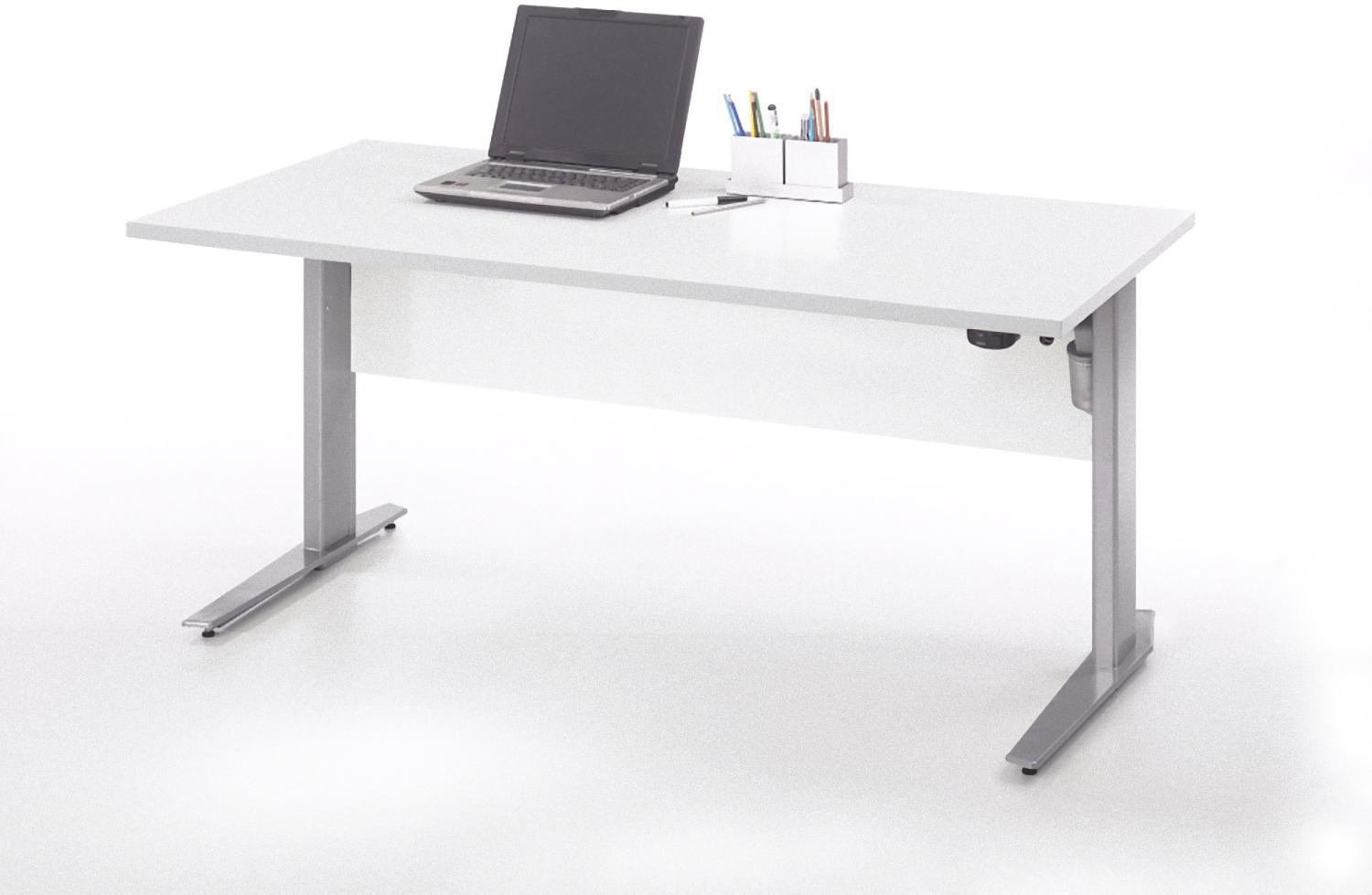 Schreibtisch Prisme Büro Computer PC Tisch Arbeitstisch Elektro höhenverstellbar Bild 1