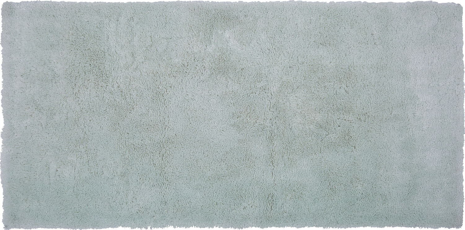 Teppich mintgrün 80 x 150 cm Shaggy EVREN Bild 1