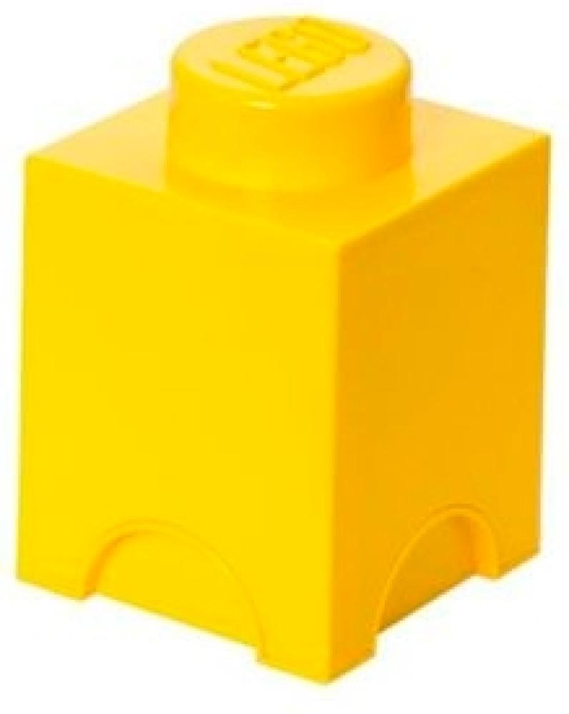 Room Copenhagen 'LEGO Storage Brick 1' Aufbewahrungsbox gelb Bild 1