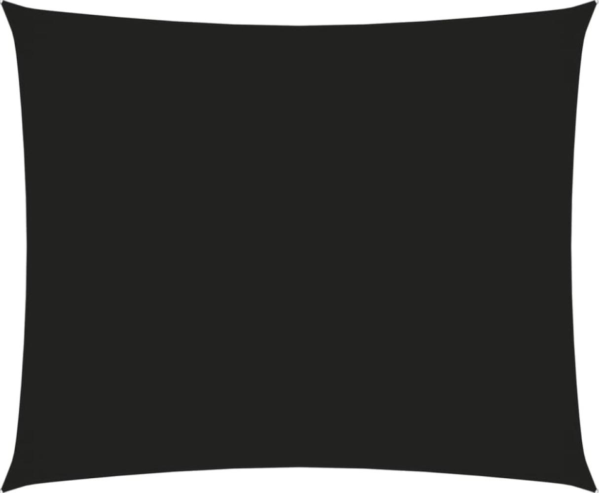 Sonnensegel Oxford-Gewebe Rechteckig 3,5x4,5 m Schwarz Bild 1