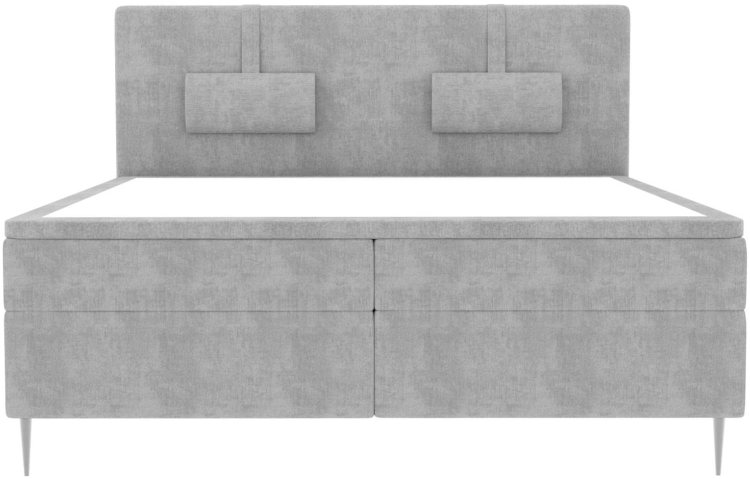 99rooms Respectable Boxspringbett Bordeaux Velours MONOLITH 180x200 cm Bild 1