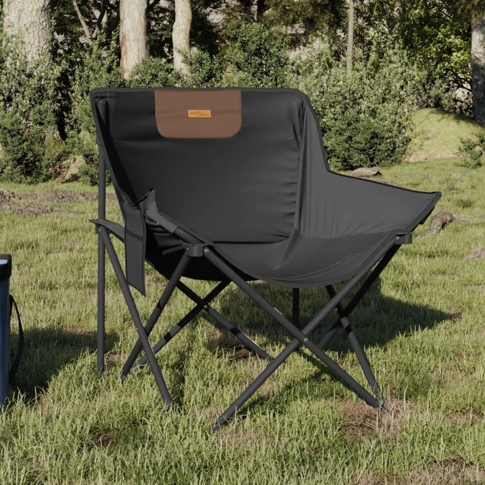 Campingstühle 2 Stk. mit Tasche Klappbar Schwarz 366548 Bild 1