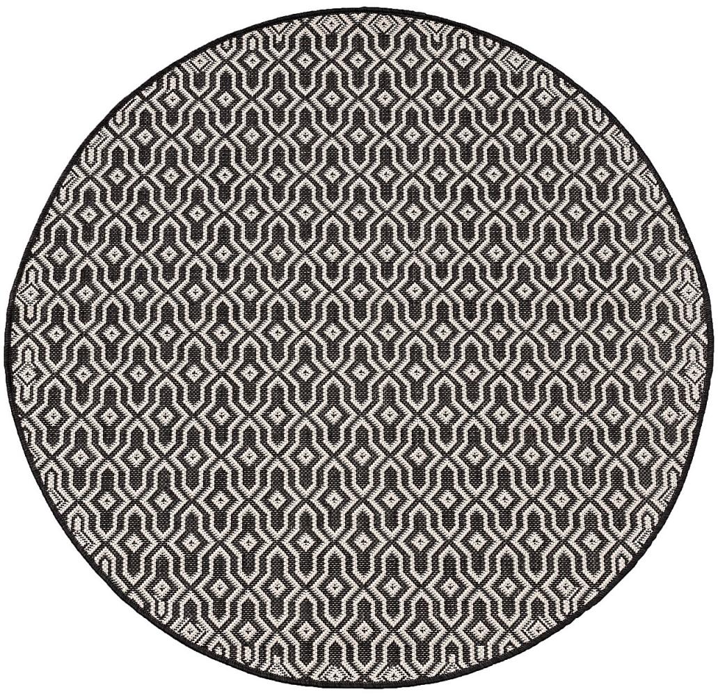 Dekoria Teppich Lineo black wool 120 cm Bild 1