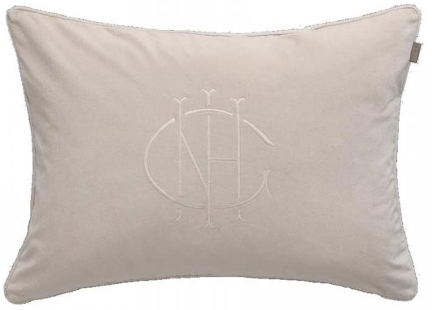 Gant Home Kissenhülle Monogram Cushion White Sand (50x70cm) 853095901-100 Bild 1