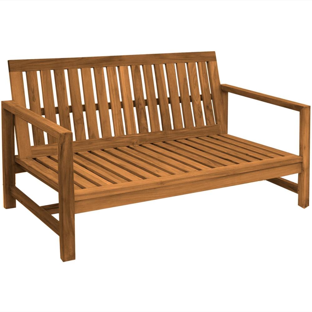 Outdoor Sofa Udine 3/4-Sitzer Teak Massivholz 180 cm von Teako Design Bild 1