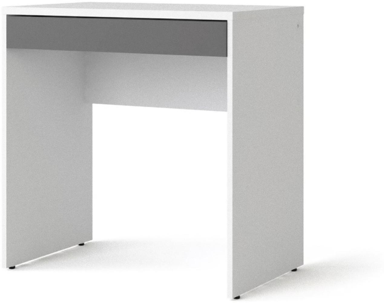 'Fula' Schreibtisch, weiß/grau, 76,6 x 48,2 x 74,6 cm Bild 1