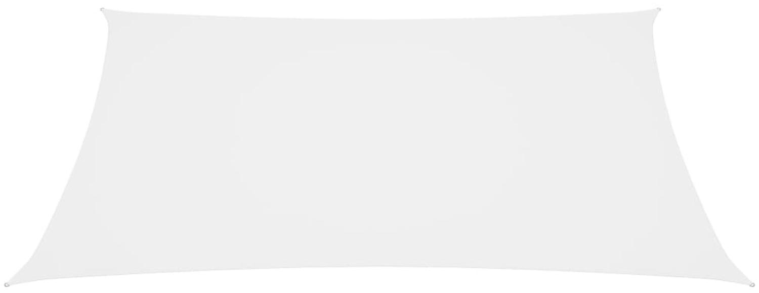 Sonnensegel Oxford-Gewebe Rechteckig 3x4 m Weiß Bild 1