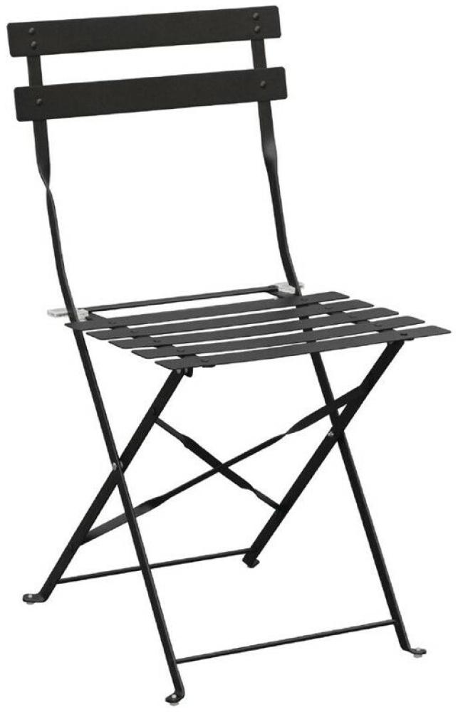 Bolero Stahl Stühle schwarz (2er Pack) Bild 1