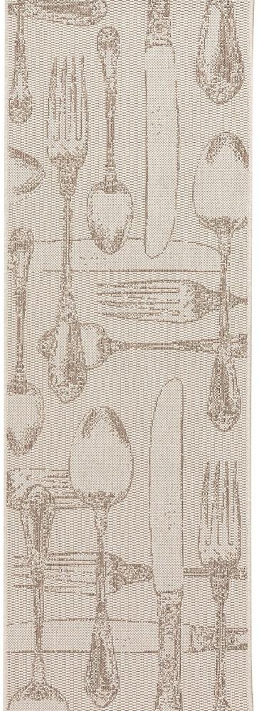 Dekoria Teppich Cottage Cutlery wool/ min 60x180cm Bild 1