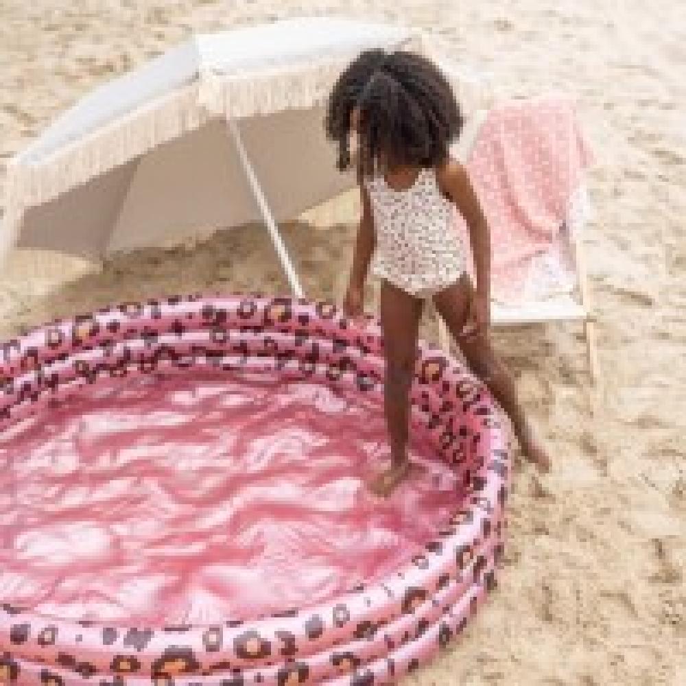 Swim Essentials Kinderpool Leopard rosa Bild 1