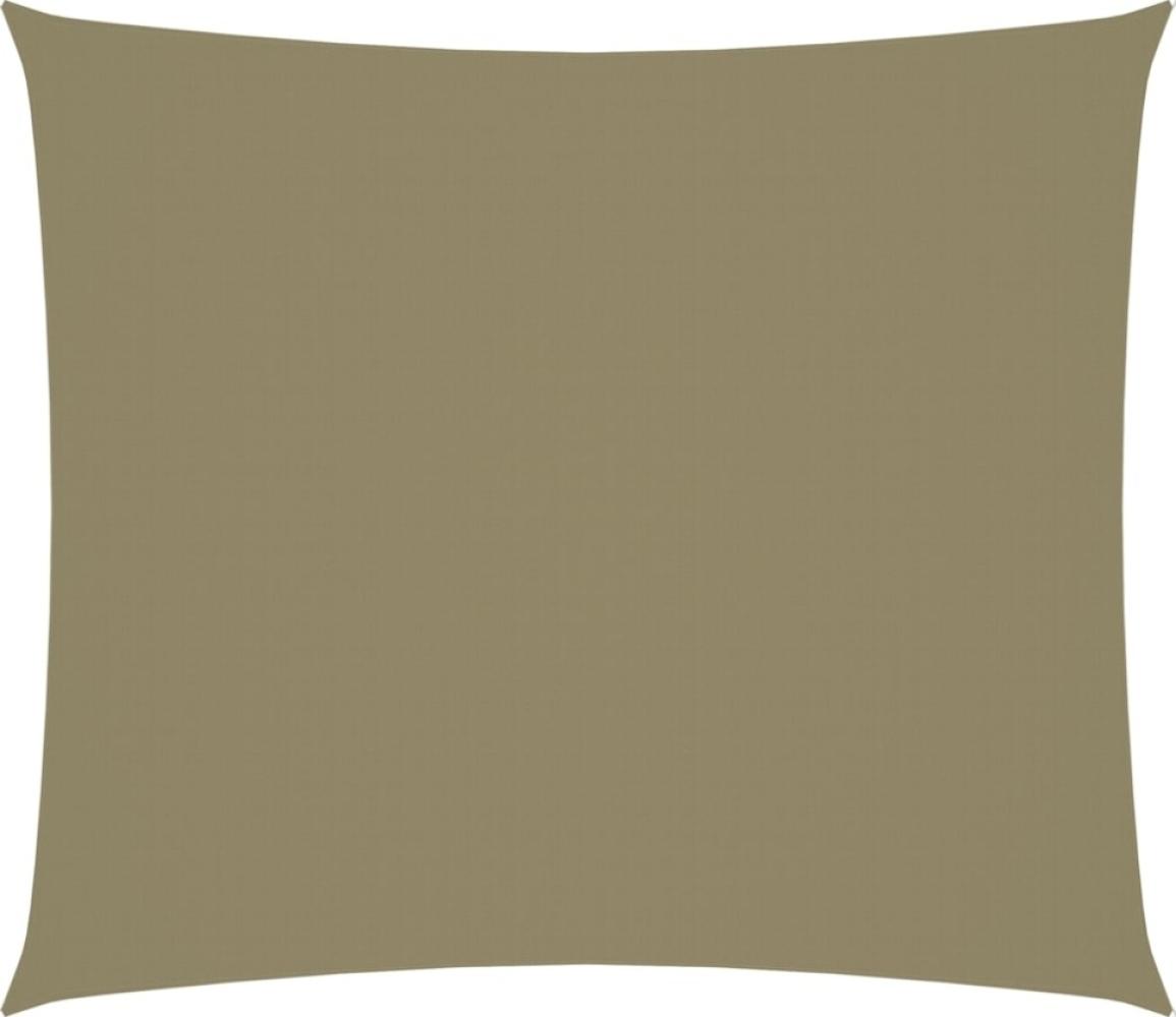 Sonnensegel Oxford-Gewebe Rechteckig 2x2,5 m Beige Bild 1