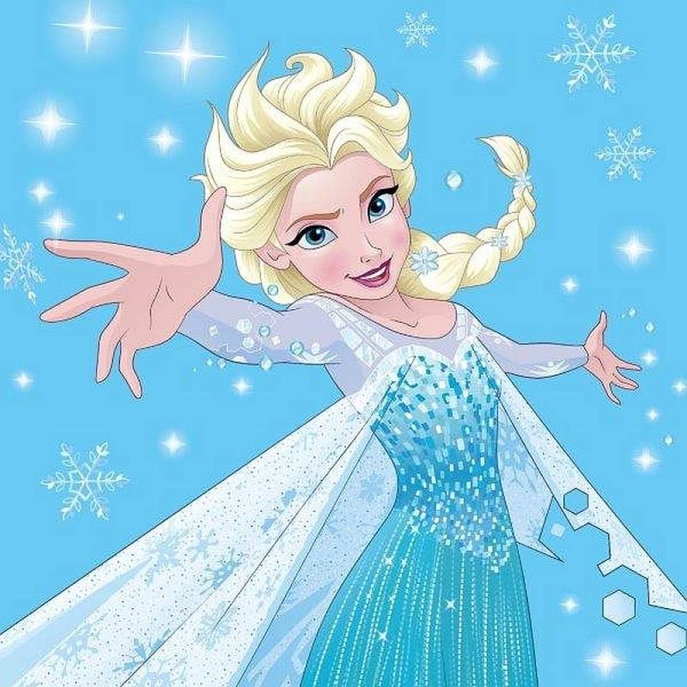 Disney Frozen / Die Eiskönigin - Kinder-Handtuch 30x30cm Bild 1