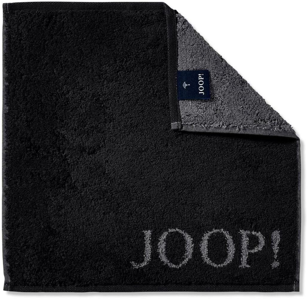 JOOP Frottier Handtücher Classic | Seiflappen 30x30 cm | schwarz Bild 1
