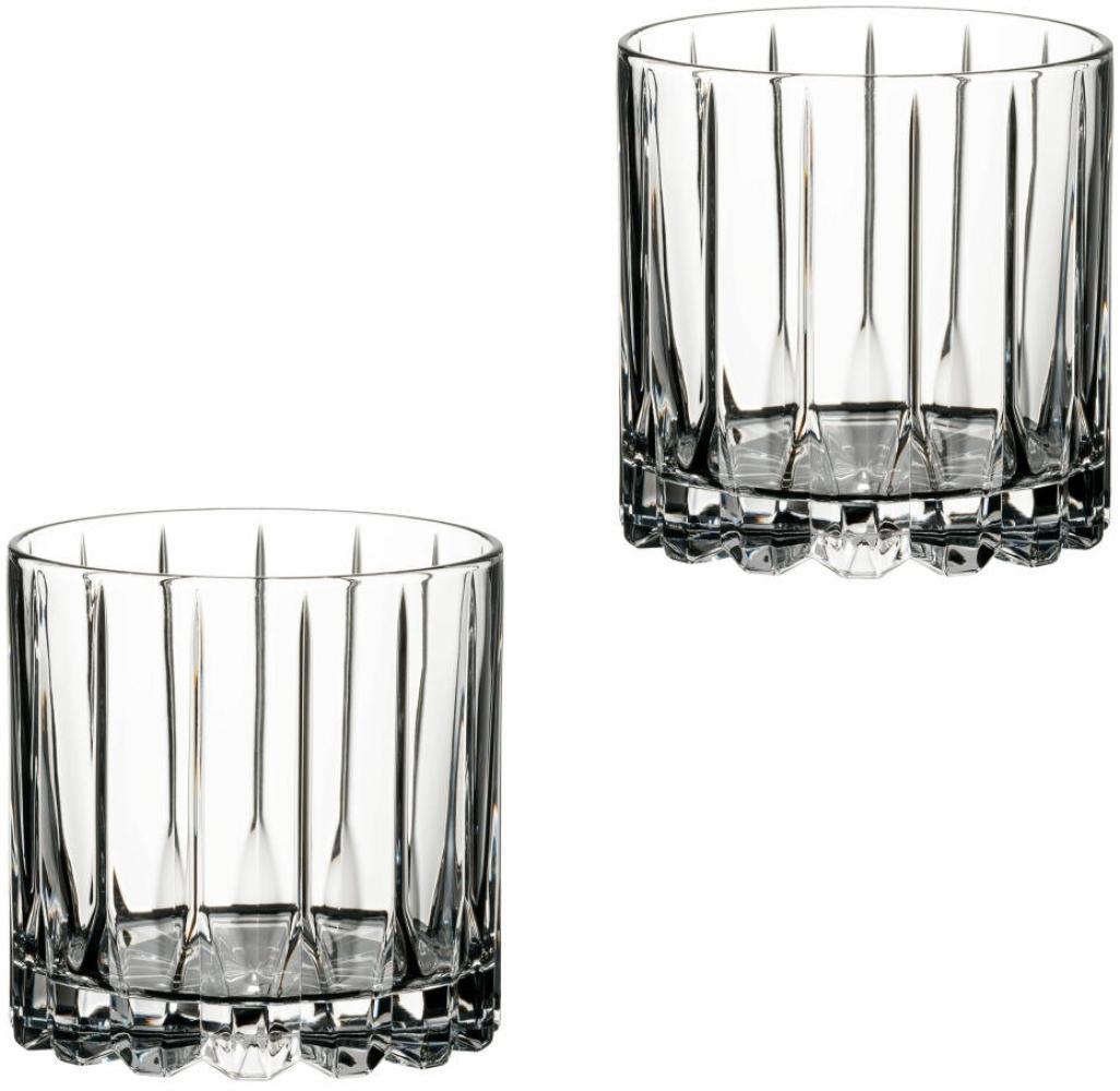 Riedel Drink Specific Glassware Rocks Whisky Gläser 2er-Set, Whiskey Tumbler, Glas, 283 ml, 6417/02 Bild 1