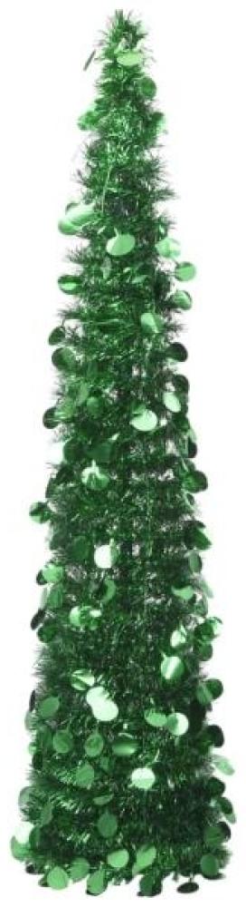 vidaXL Künstlicher Pop-Up-Weihnachtsbaum Grün 150 cm PET Bild 1