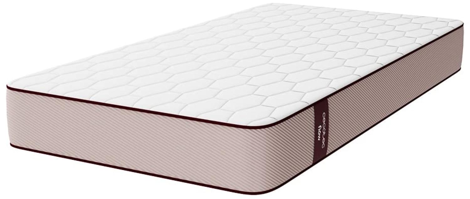 Cecotec Flow PureVital 1900 140x200 Mattress, Memory Foam, granatrot, 140x200 cm Bild 1