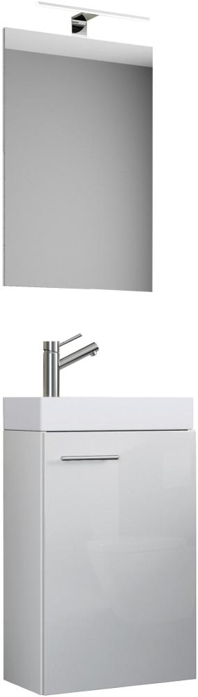 Slito Bad Möbel Set Waschbecken Unterschrank Wandspiegel Badezimmer Waschtisch Bild 1