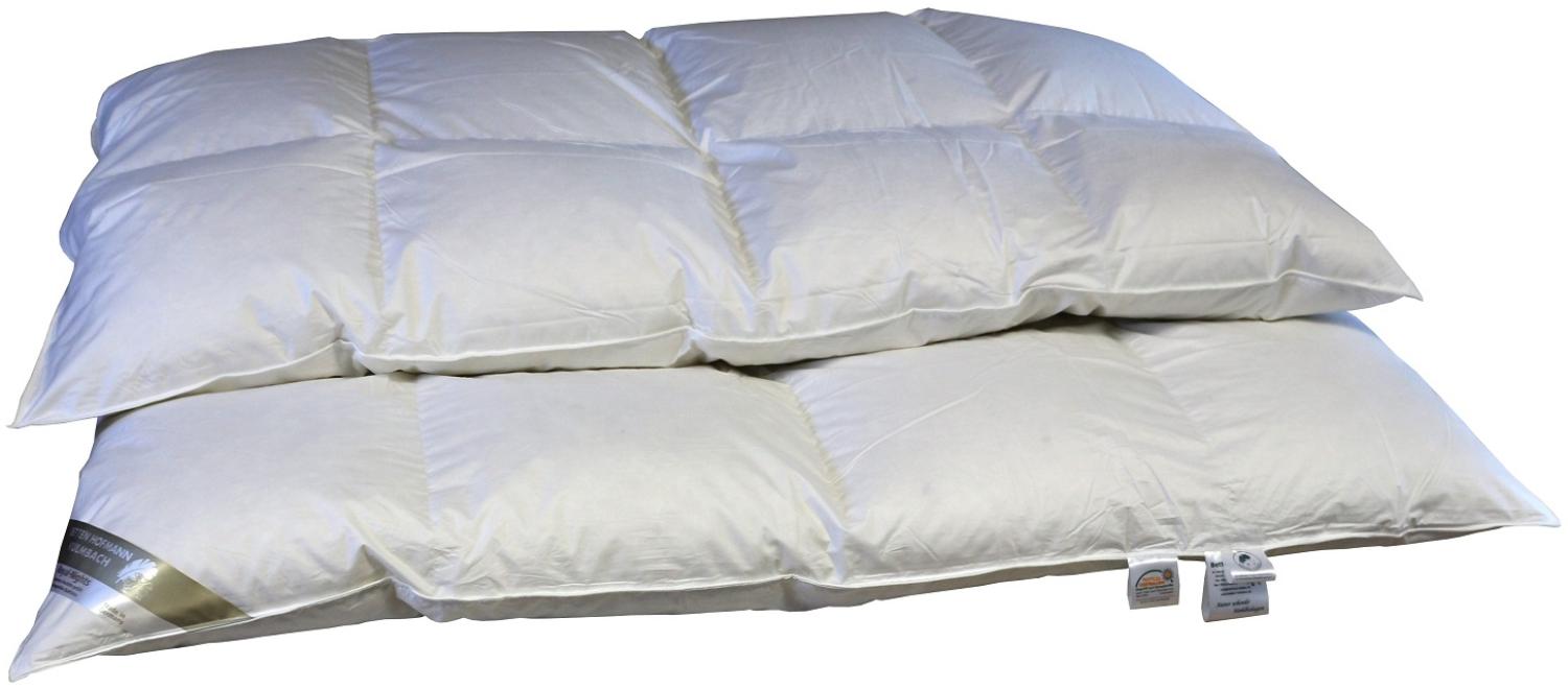 Eiszeit Premium 10 cm Winter Hochsteg Daunendecke Daunenbett 155x220 cm Bild 1