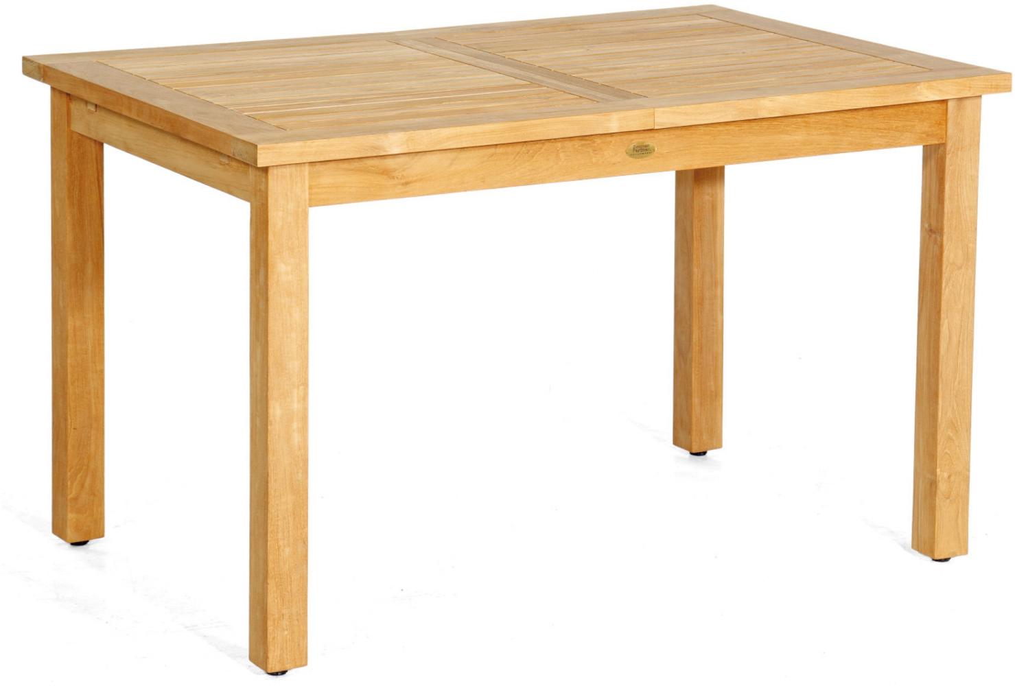 Sonnenpartner Gartentisch Winchester ausziehbar 120/165x75 cm Teakholz Old Teak Tisch Esstisch Bild 1