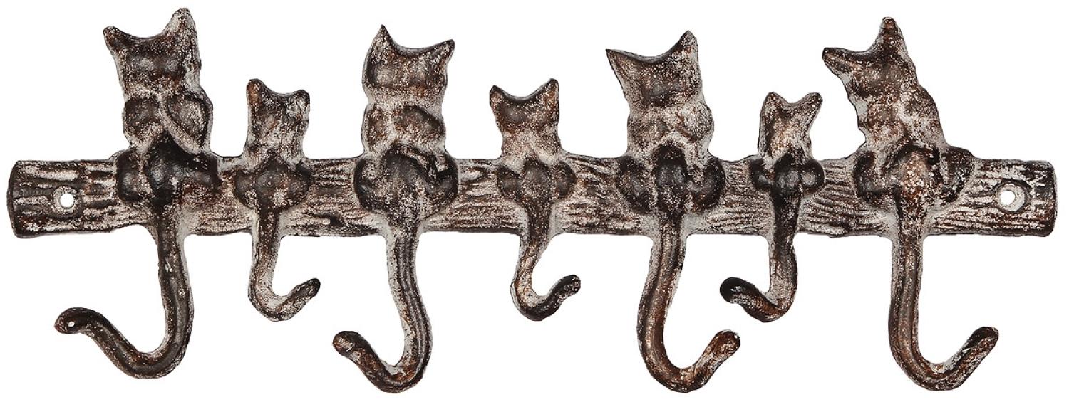 Haken aus Gusseisen - 7 Katzen  (85512) Bild 1