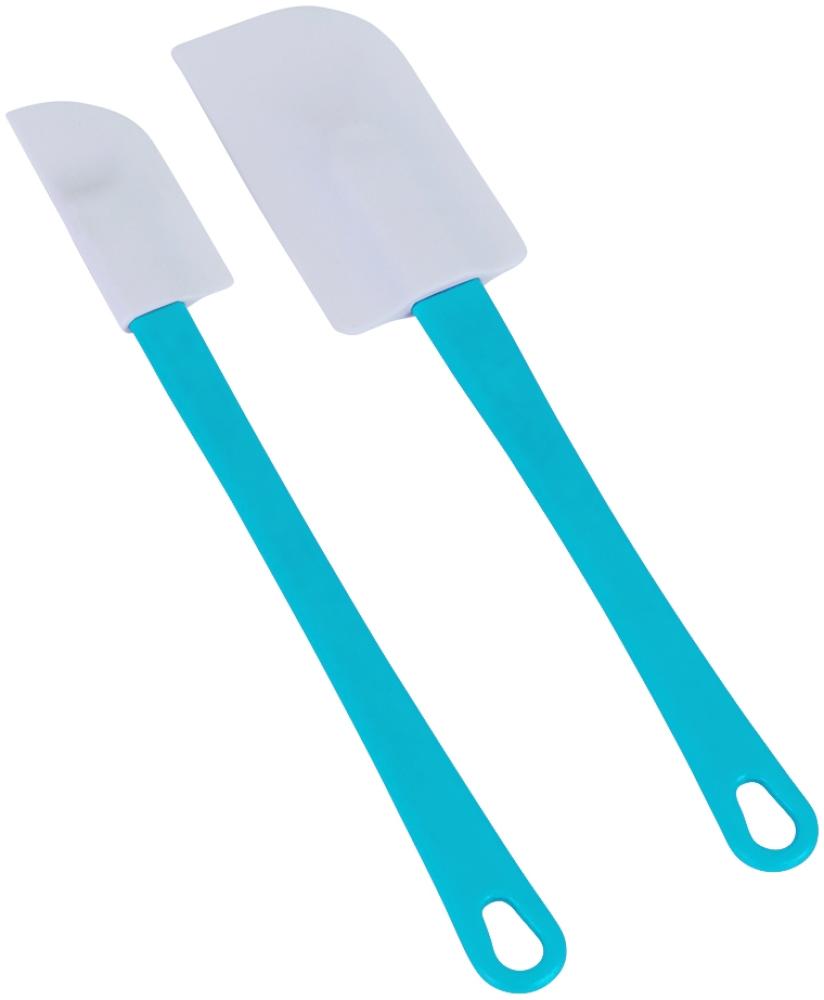 METALTEX 242500021 Whippy Teigschaber 24 cm - 2-teilig - AQUAMARIN / Teig-Schaber / Glätter Bild 1