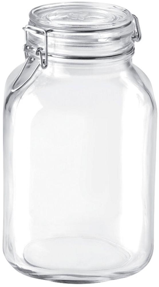 Lebensmittelbehälter Bormioli Rocco fido Durchsichtig Glas (3 L) (6 Stück) Bild 1