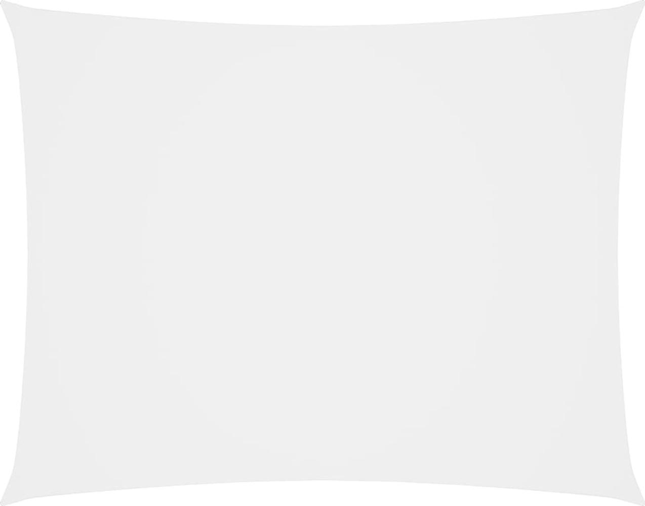 Sonnensegel Oxford-Gewebe Rechteckig 3x5 m Weiß Bild 1