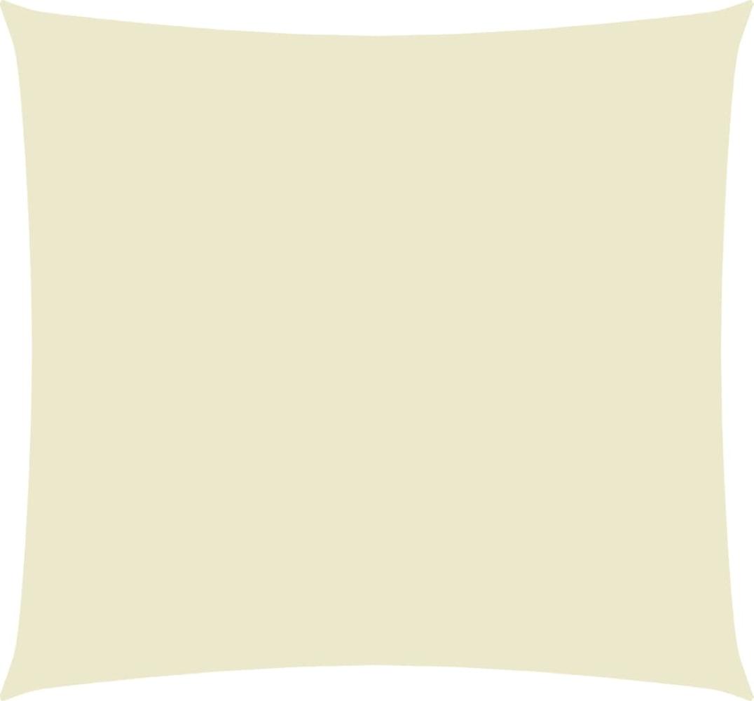 Sonnensegel Oxford-Gewebe Rechteckig 2,5x3 m Cremeweiß Bild 1