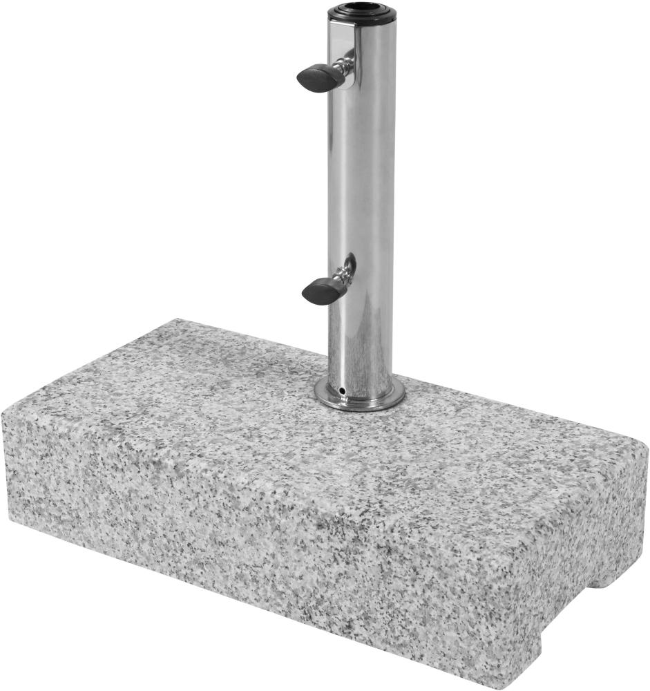Doppler Granit-Balkonsockel,25 kg, für Sonnenschirme bis Ø 200 cm Bild 1