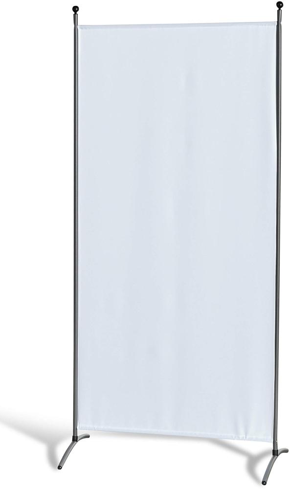 GRASEKAMP Qualität seit 1972 Stellwand 85 x 180 cm - Weiß - Paravent Raumteiler Trennwand Sichtschutz Bild 1