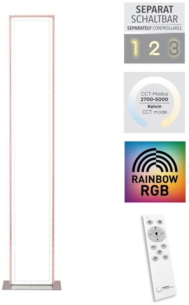 Leuchten Direkt 14640-55 FELIX60 LED Stehleuchte Lidelight Rainbow RGB silber Bild 1