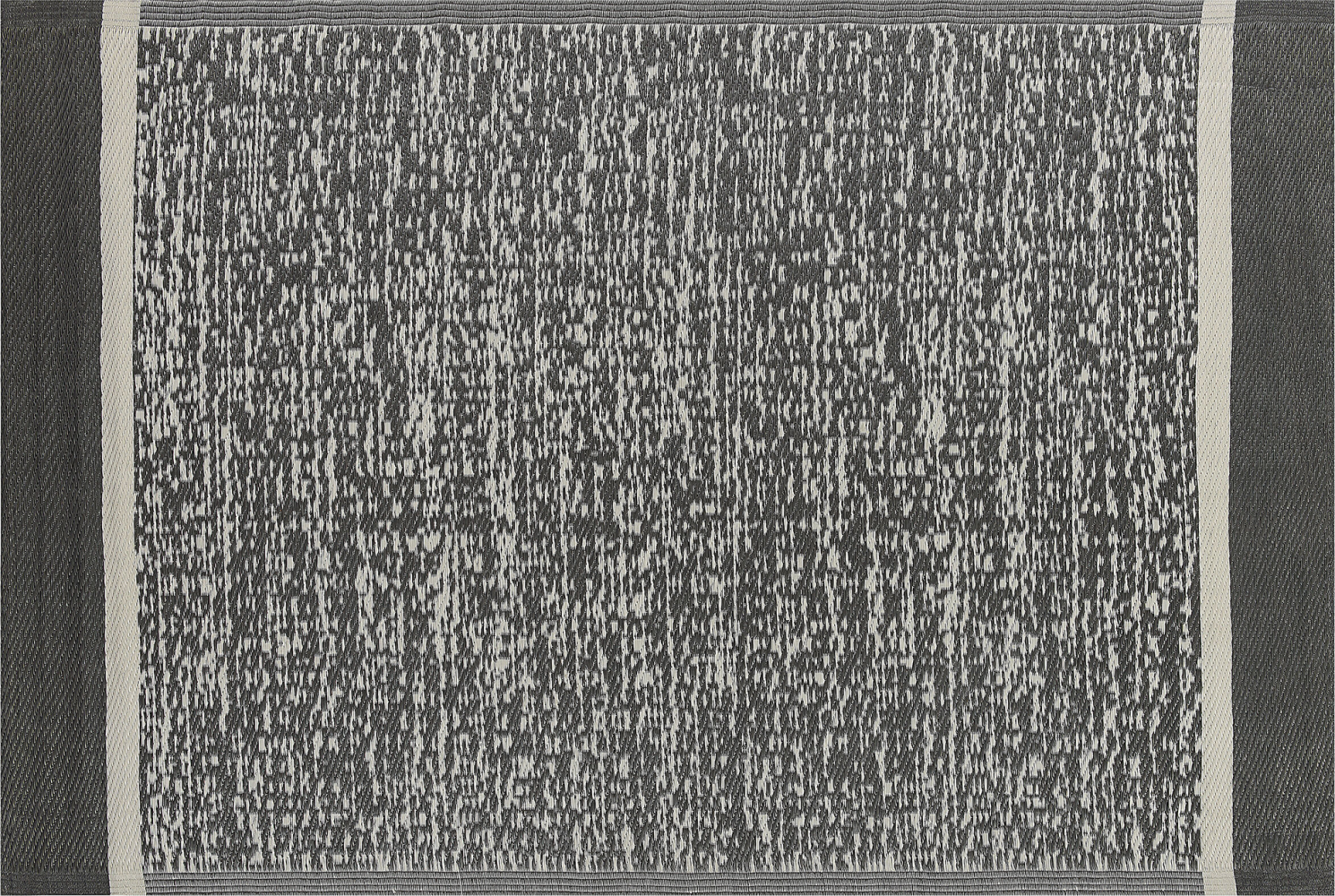 Outdoor Teppich schwarz-weiß meliert 120 x 180 cm BALLARI Bild 1