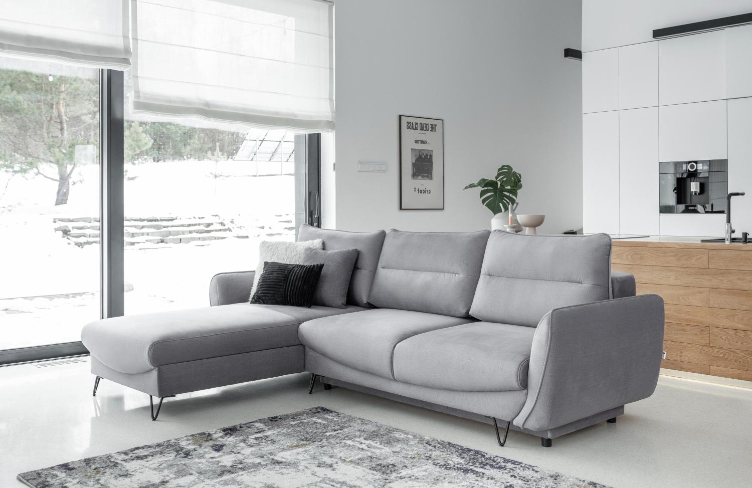 Wohnideebilder Silva Grau Couchgarnitur CO-SIL-LT-03NU Bild 1