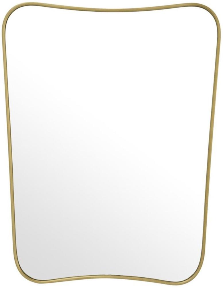 Casa Padrino Luxus Spiegel Messing 59 x H. 76,5 cm - Designer Wandspiegel Bild 1