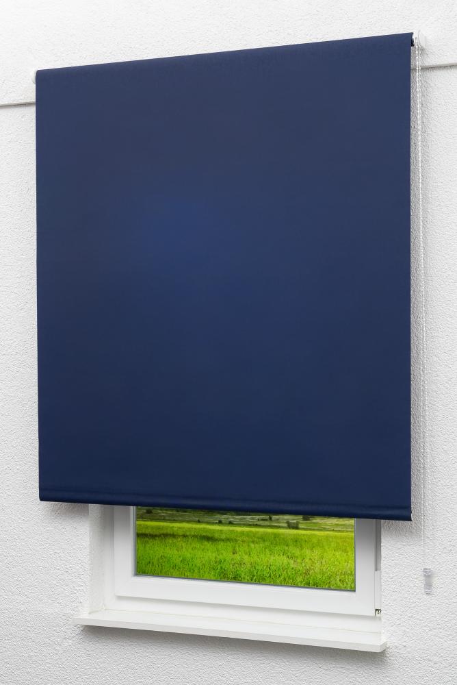 Lysel Outlet - Basisrollo Tageslicht Dunkelblau, (B x H) 92cm x 175cm in blau/dunkelblau Bild 1