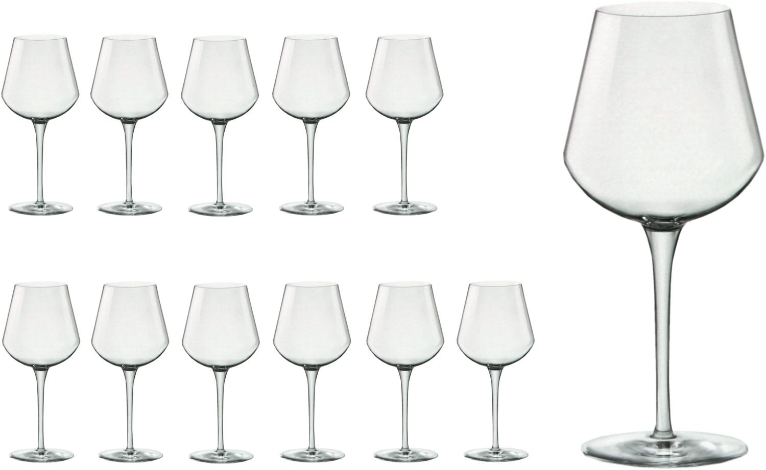 12er Set Weingläser Small inAlto 38 cl aus erstklassigem Kristallglas, bessere Bruchfestigkeit, filigranes Design Bild 1