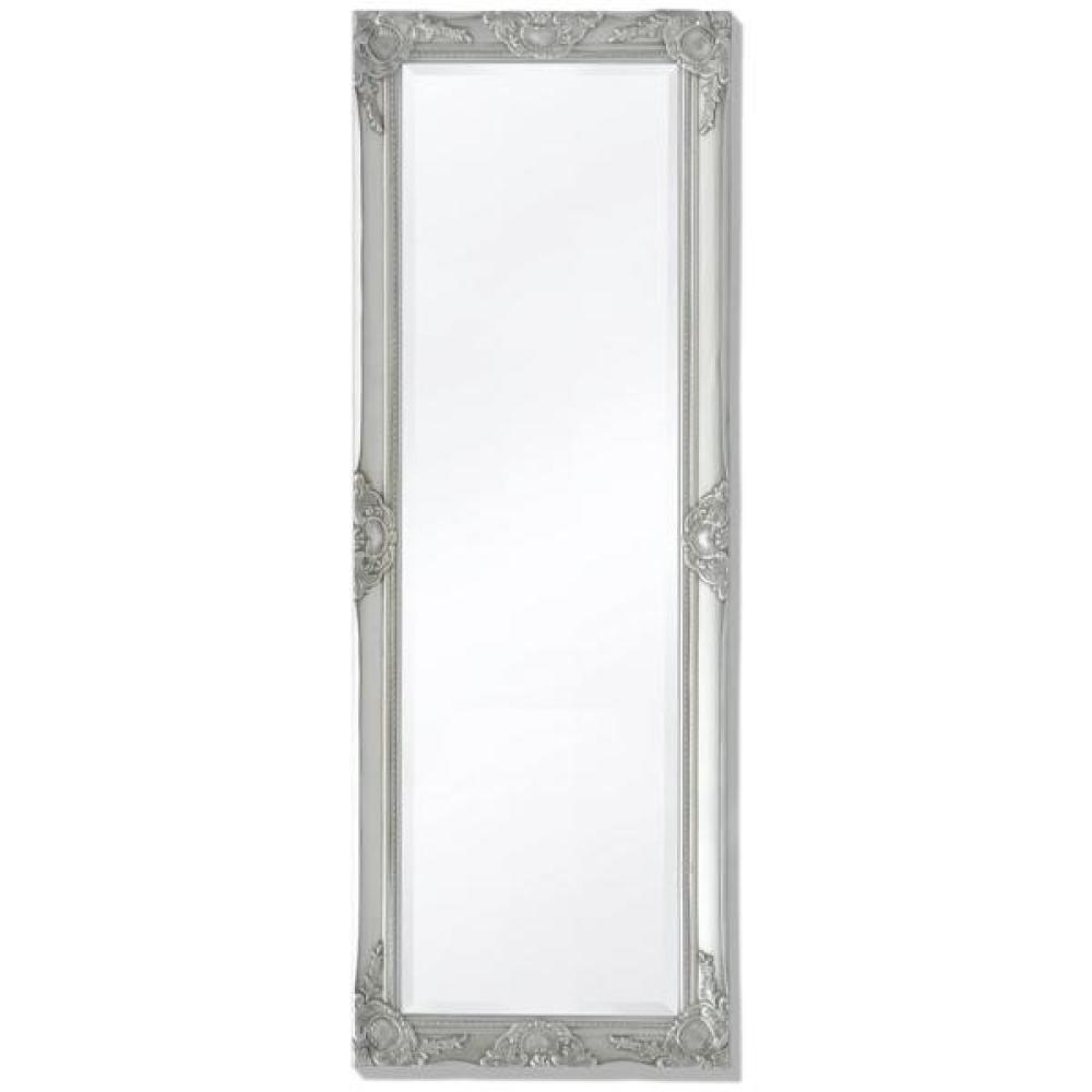 vidaXL Wandspiegel im Barock-Stil 140x50 cm Silber Bild 1