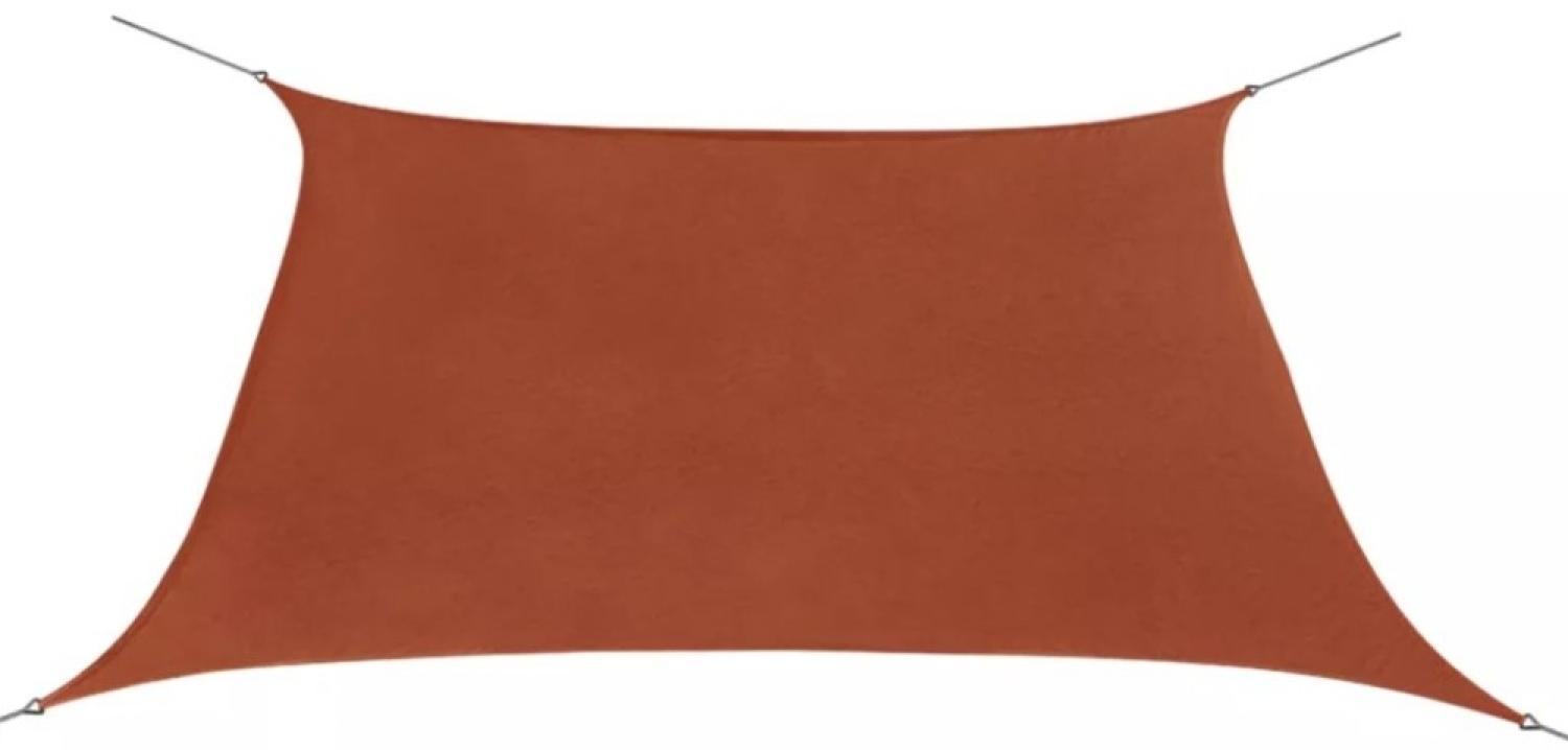 vidaXL Sonnensegel Oxfordgewebe Quadratisch 2 x 2 m Terracotta Bild 1