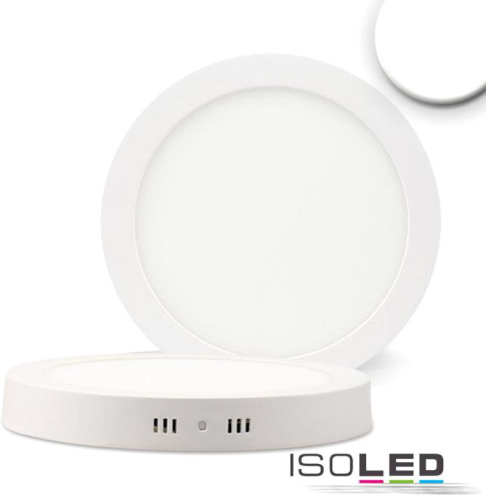 ISOLED LED Deckenleuchte weiß, 24W, rund, 300mm, neutralweiß dimmbar Bild 1