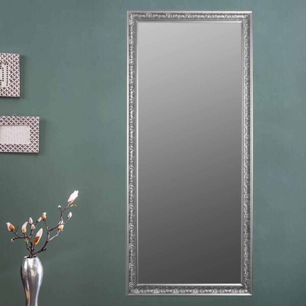 Traumhafter Spiegel FIORAL 162x72cm antik-silber Facette Holzrahmen Bild 1
