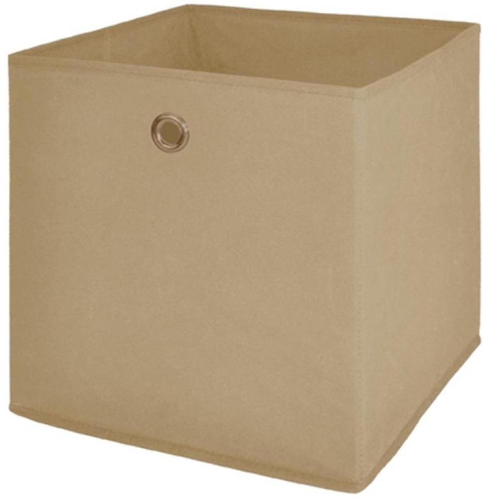 Faltbox 4er Set FLORI 1 Aufbewahrungsbox in beige Bild 1