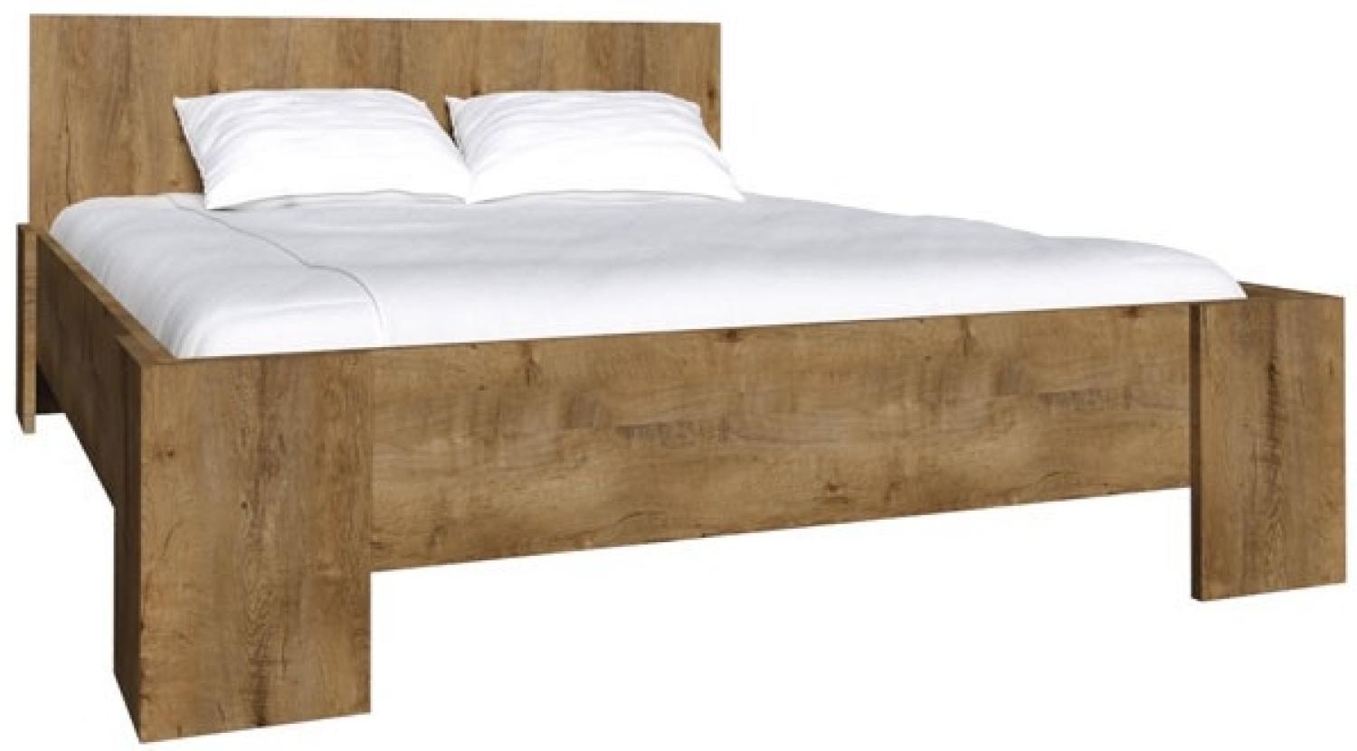 Doppelbett Montana Bett 180x200cm mit Lattenrost eiche lefkas Bild 1