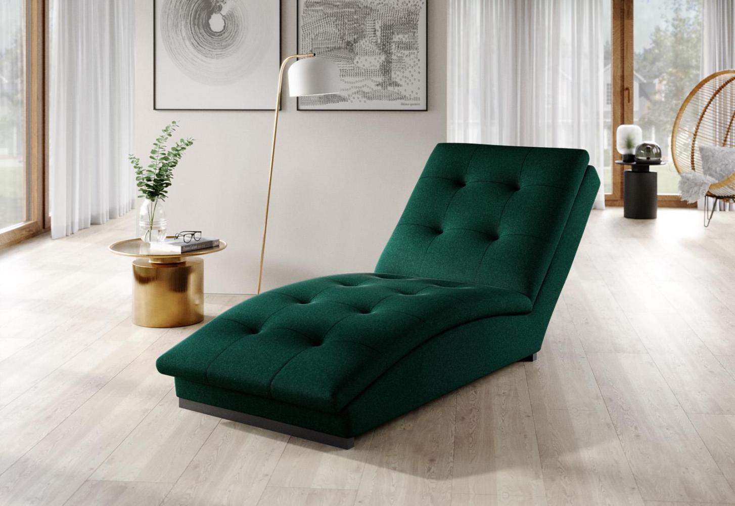 Wohnideebilder Doro Dunkelgrün Chaiselongue CH-DOR-35LU Bild 1