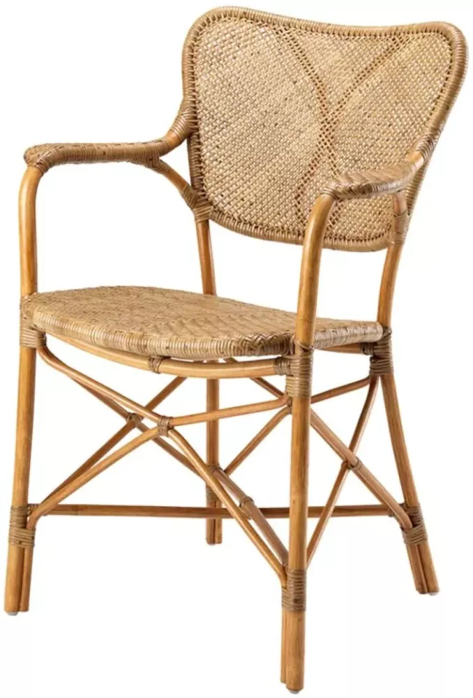 EICHHOLTZ Chair Colony Rattan with arms Set of 2 Bild 1